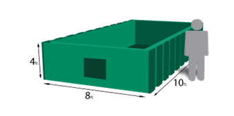 Residential 10 Yard Roll-off Dumpster - Residential 10 Yard Roll-off Dumpster