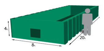 Commercial 20 Yard Roll-off Dumpster - Commercial 20 Yard Roll-off Dumpster